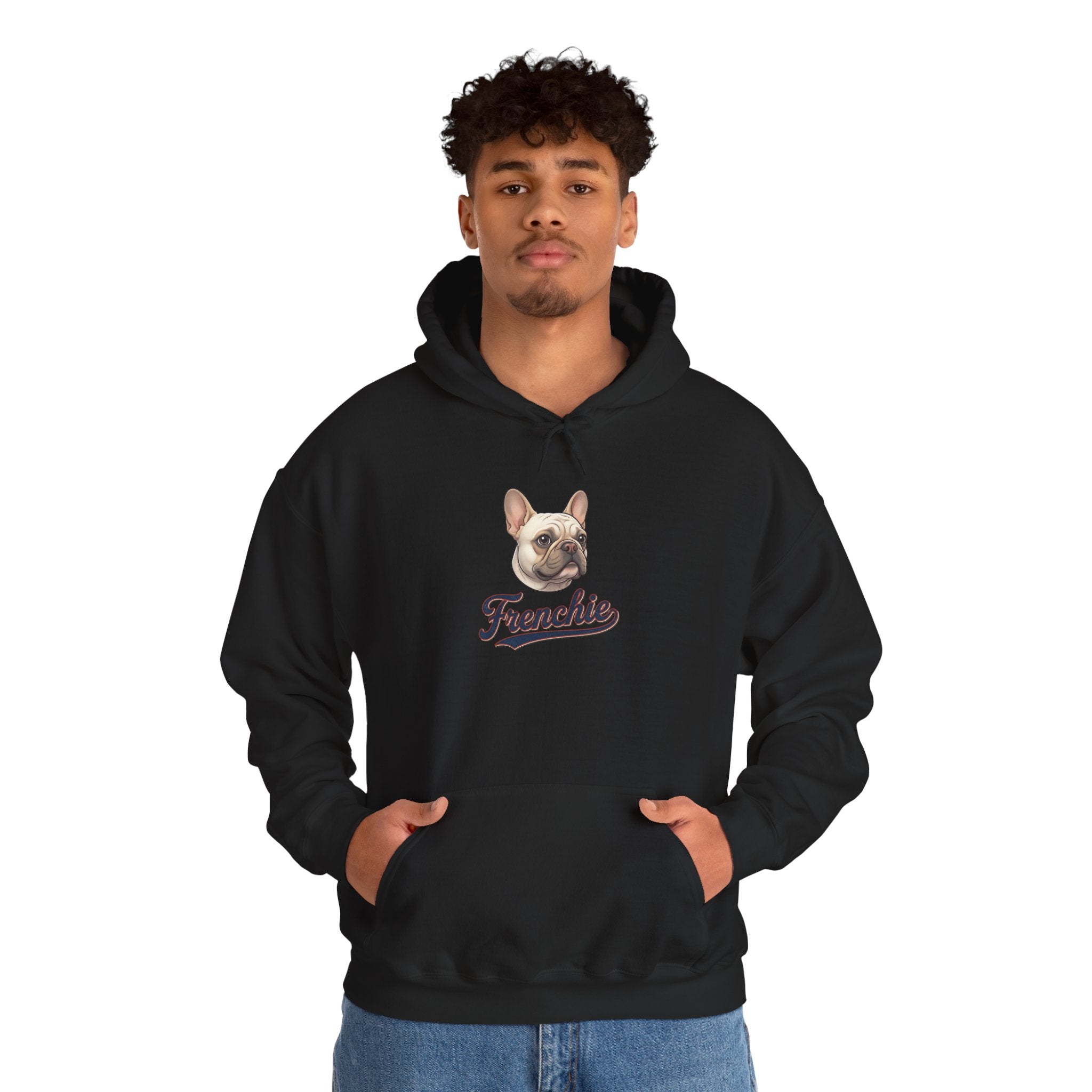 Frenchie Hoodie 90% Energy — Graphic Pullover