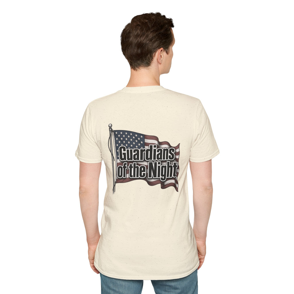 Guardians of the Night T-Shirt — Minimal Chest Text Tee
