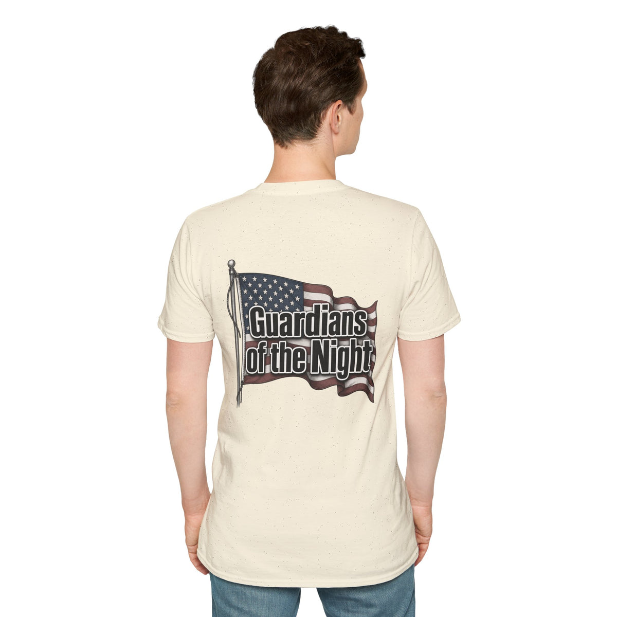 Guardians of the Night T-Shirt — Minimal Chest Text Tee