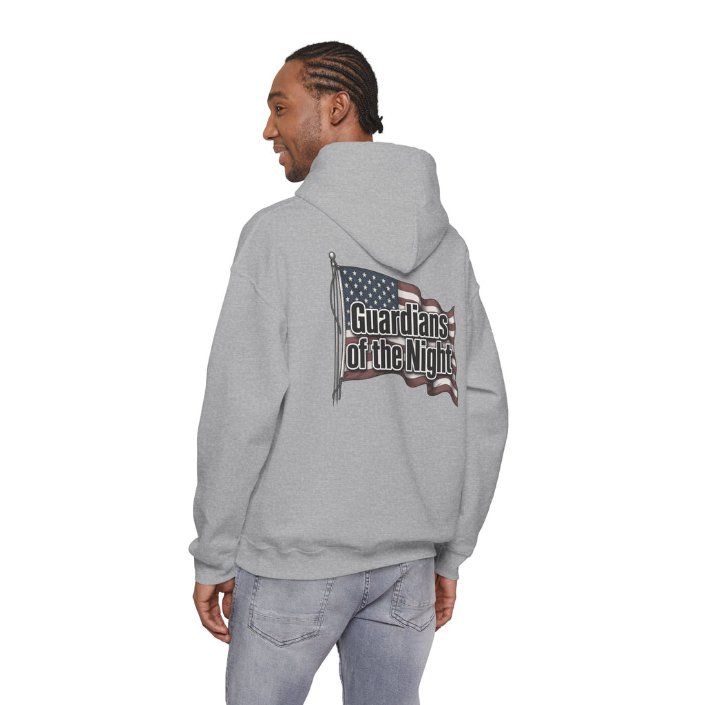 Guardians of the Night Hoodie – Patriotic American Flag Sweatshirt