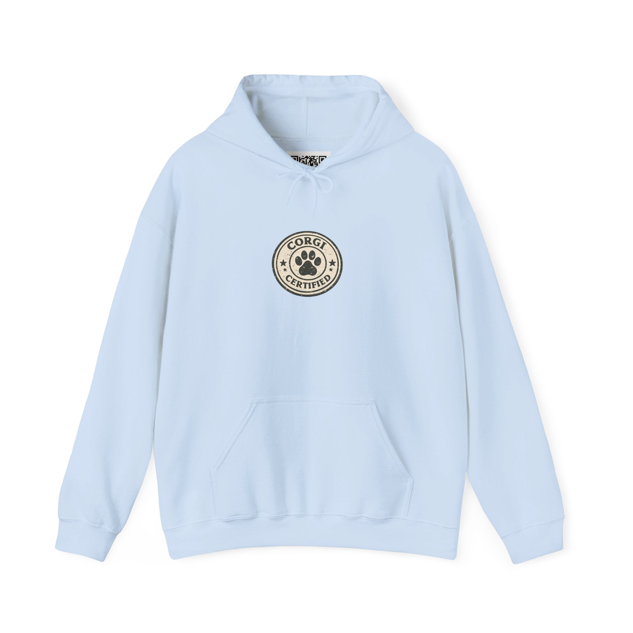 Corgi High Achiever Hoodie — 'Low Risk, High Achiever'