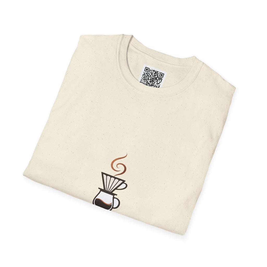 Pomeranian Pom Pom Coffee Pomeranian T-Shirt — “Fueled by Coffee and Pom Pom Energy”