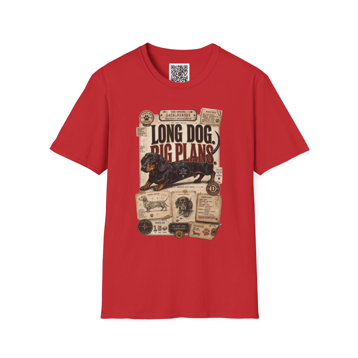 Long Dog, Big Plans Dachshund T-Shirt