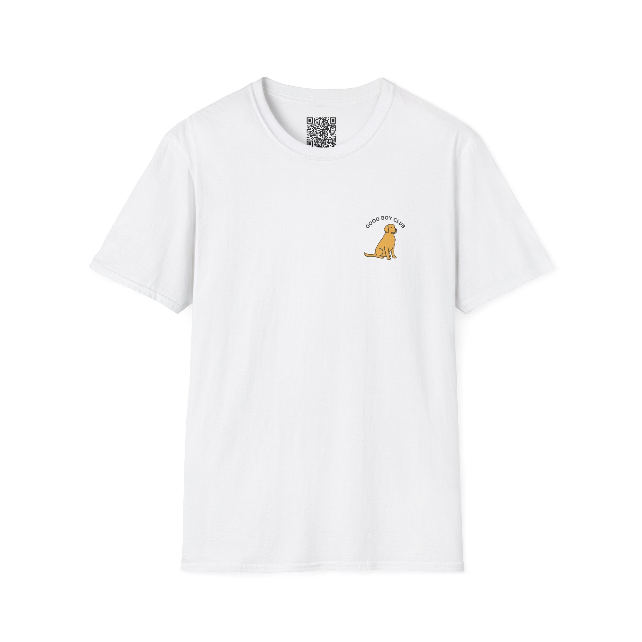 Golden Retriever Good Boy Club Print T-Shirt