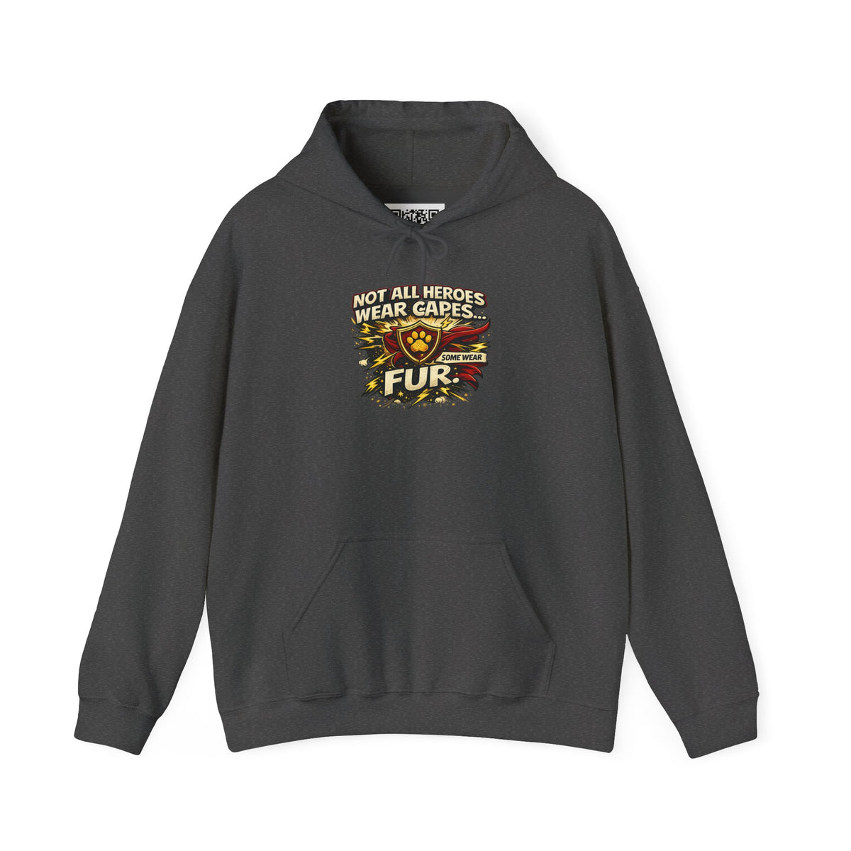 German Shepherd Protector Hoodie — "Not All Heroes Wear Capes" Dog Lover Pullover