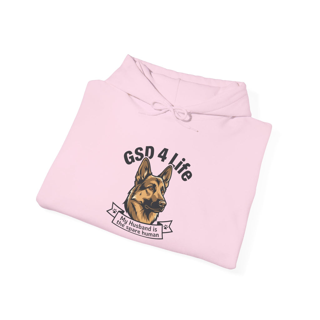 GSD 4 Life Hoodie — my husband is the spare human