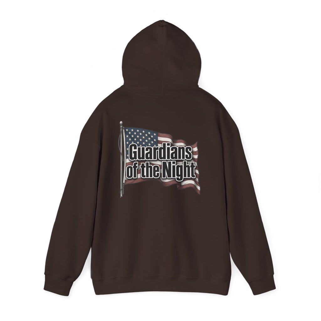 Guardians of the Night Hoodie – Patriotic American Flag Sweatshirt