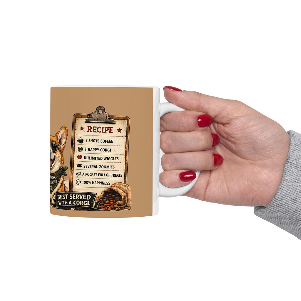 Corgi Coffee Mug – "Morning Fuel"