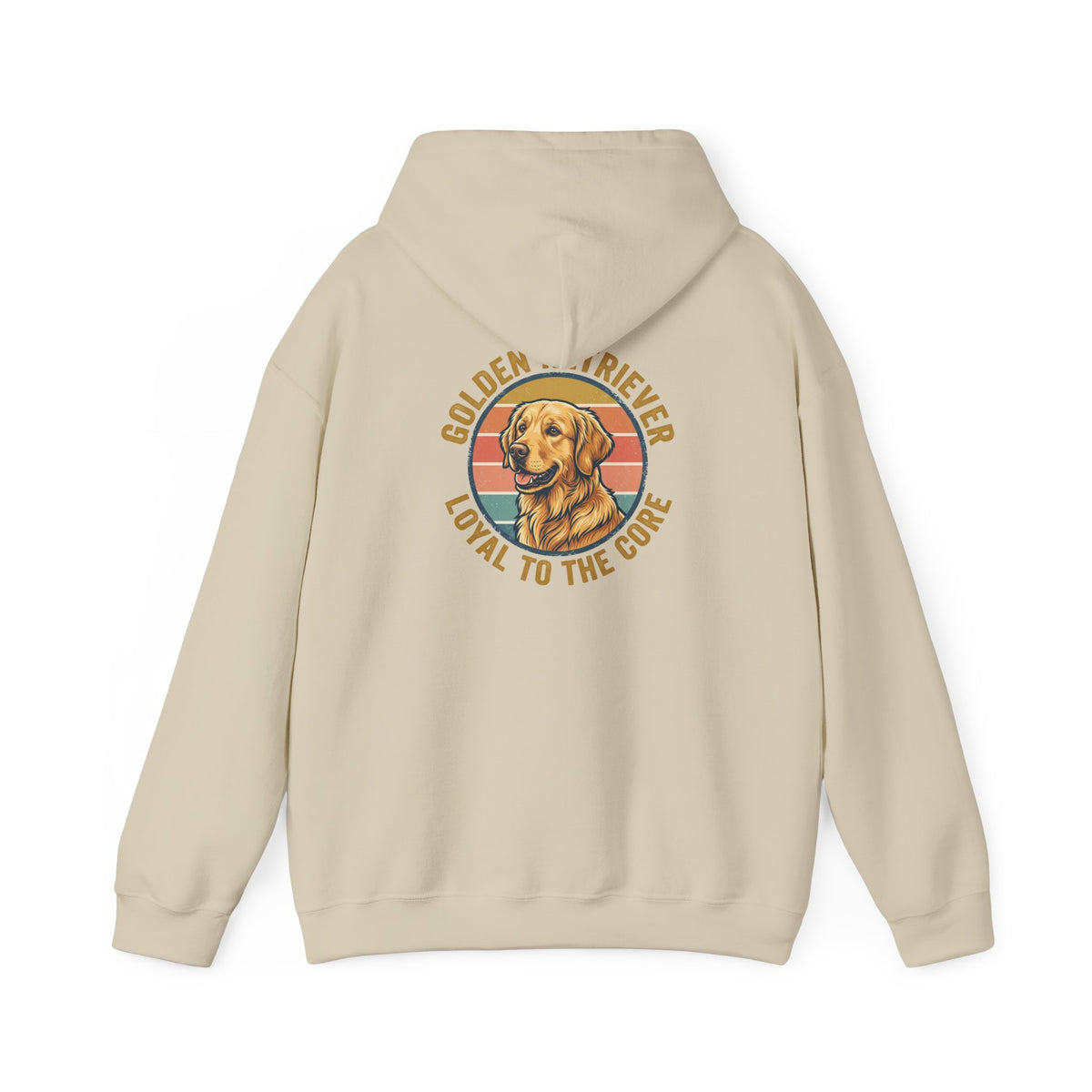 Golden Retriever Hoodie — "Loyal to the Core" Dog Lover Pullover