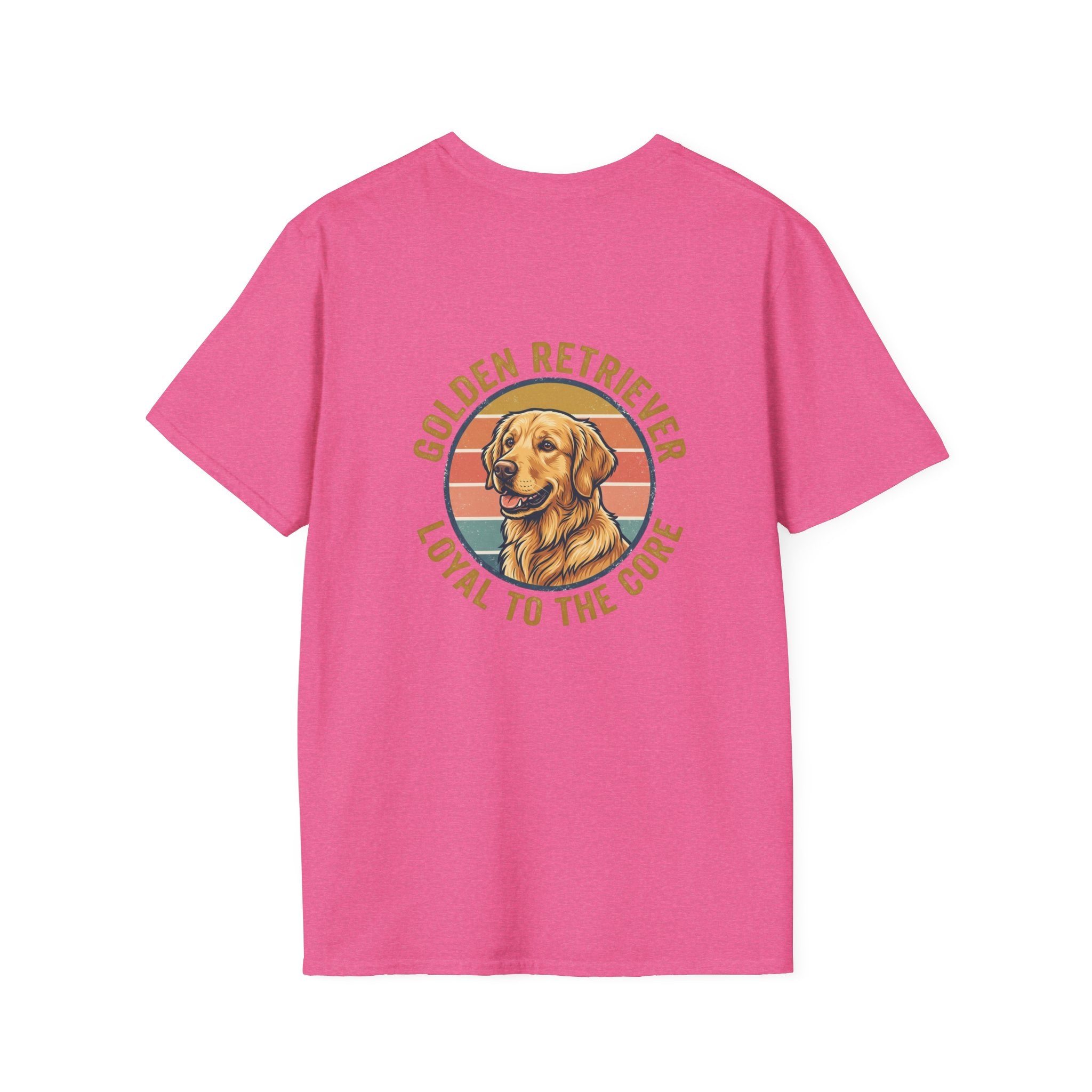 Golden Retriever Good Boy Club Print T-Shirt
