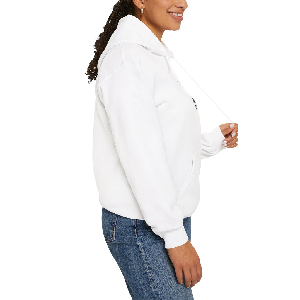 German Shepherd Hoodie - "I Can Run What's Your SuperPower" - Word Cloud Dog Silhouette Graphic Sweatshirt