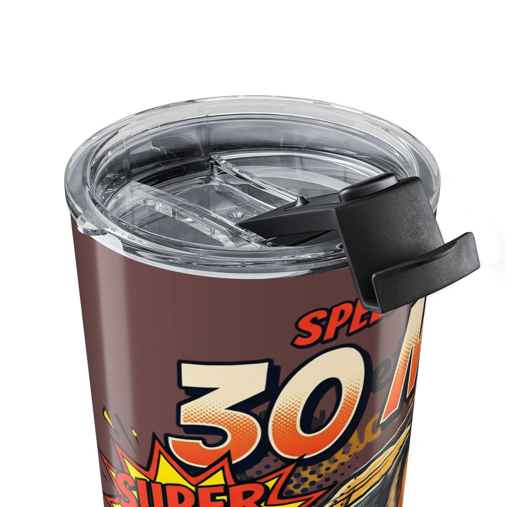 20oz "Speed Badge 30 MPH" German Shepherd Tumbler
