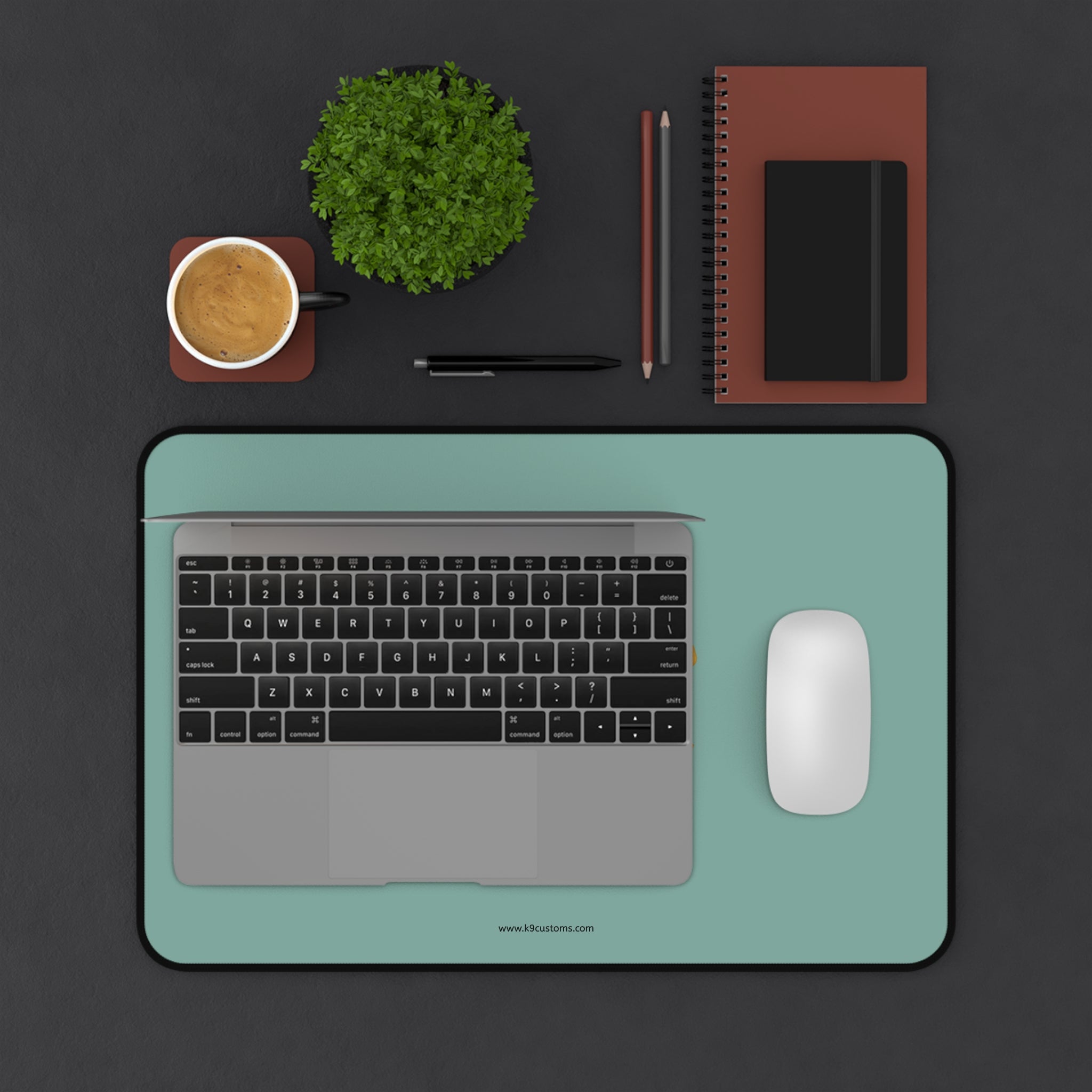 Golden Retriever Desk Mat — "Loyal to the Core" Retro Pet Mousepad