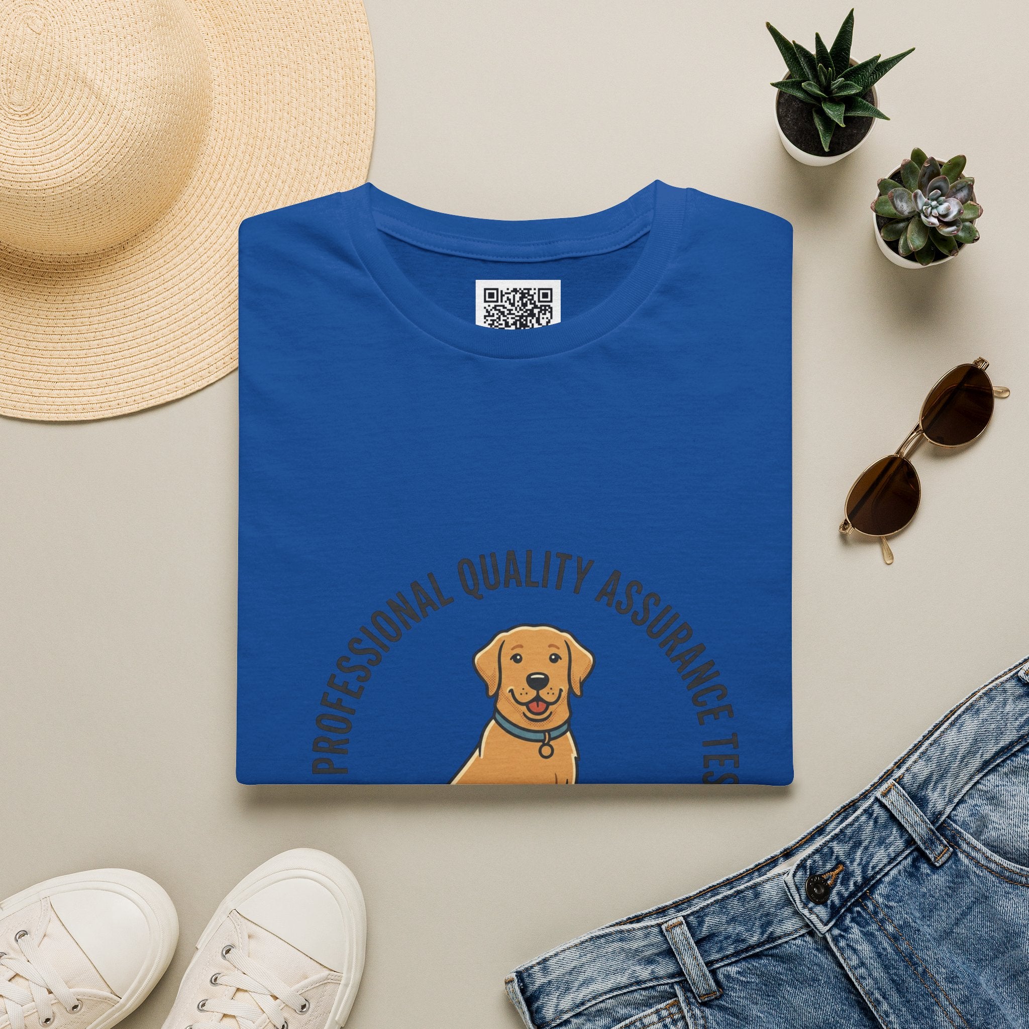 Lab Tested Quality Assurance Dog Graphic Tee