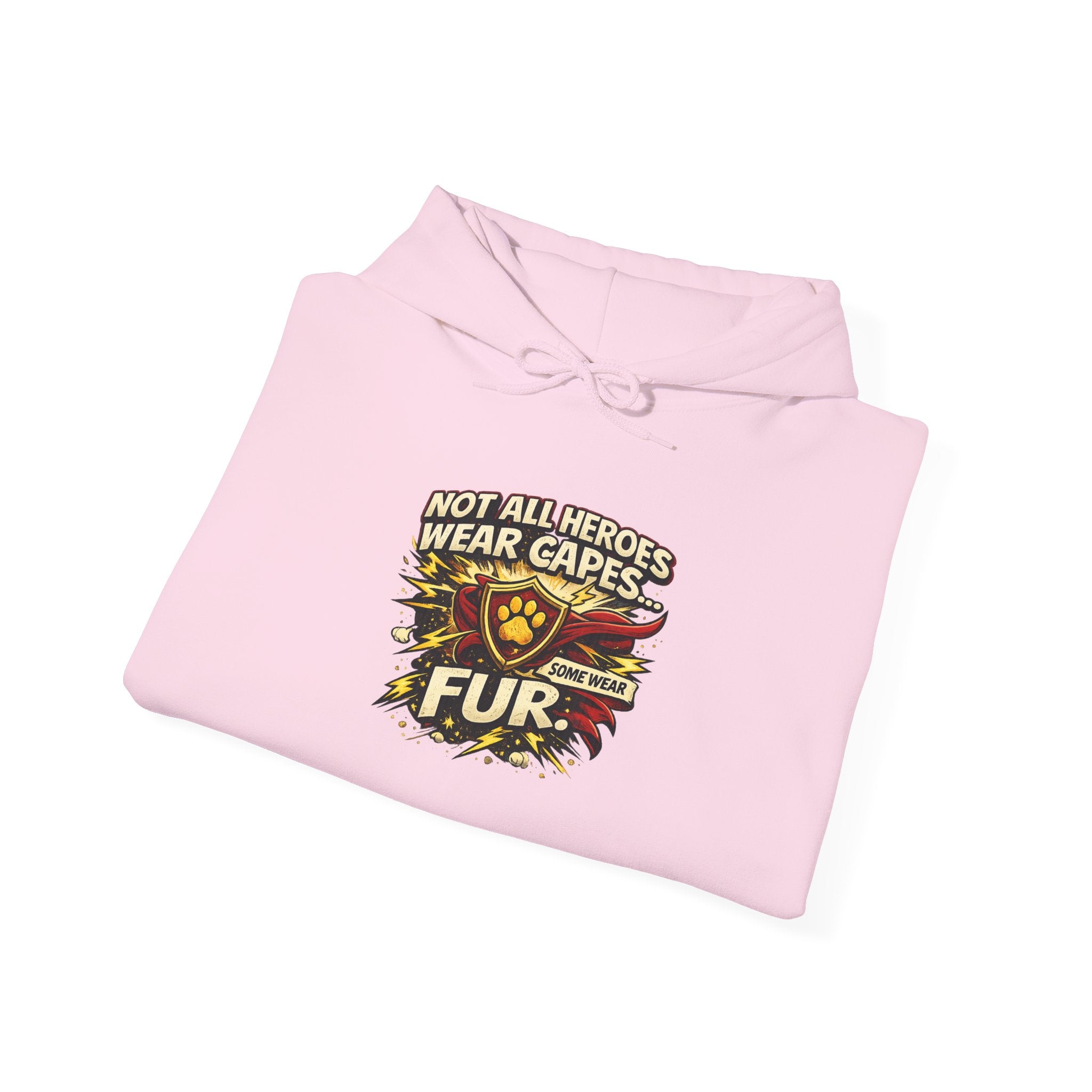 German Shepherd Protector Hoodie — "Not All Heroes Wear Capes" Dog Lover Pullover
