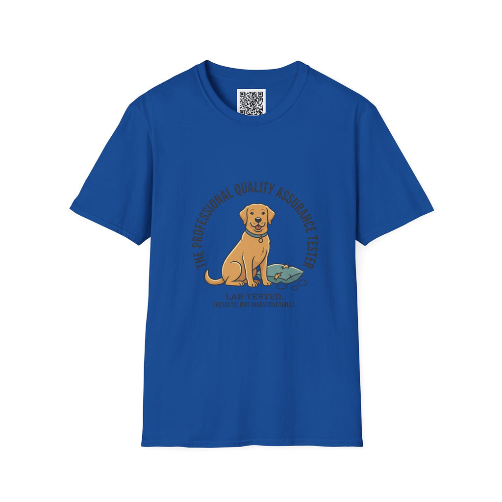Lab Tested Quality Assurance Dog Graphic Tee
