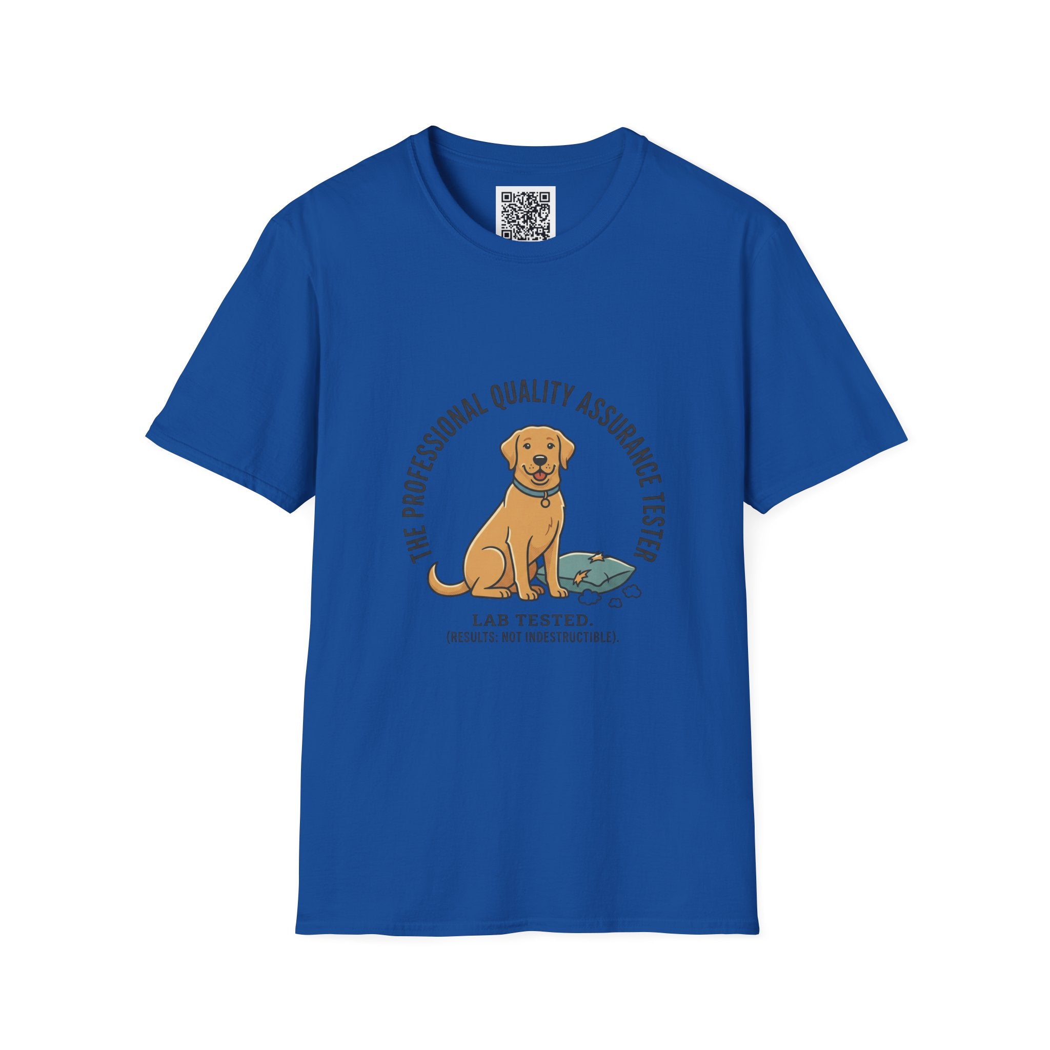 Lab Tested Quality Assurance Dog Graphic Tee