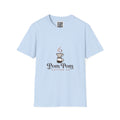 Pomeranian Pom Pom Coffee Pomeranian T-Shirt — “Fueled by Coffee and Pom Pom Energy”