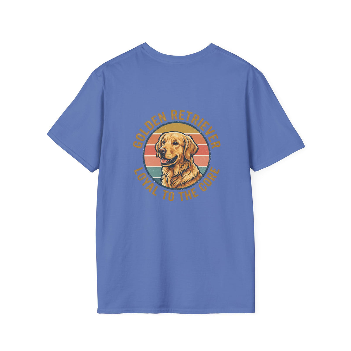 Golden Retriever Good Boy Club Print T-Shirt