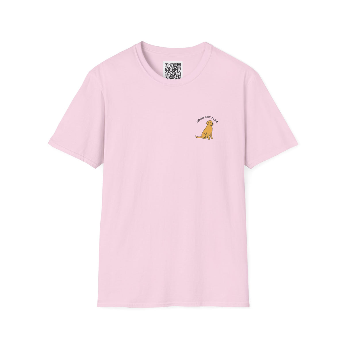 Golden Retriever Good Boy Club Print T-Shirt