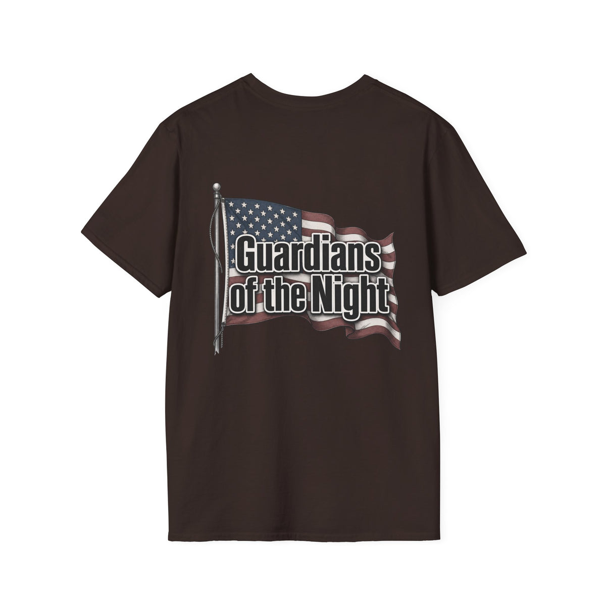 Guardians of the Night T-Shirt — Minimal Chest Text Tee