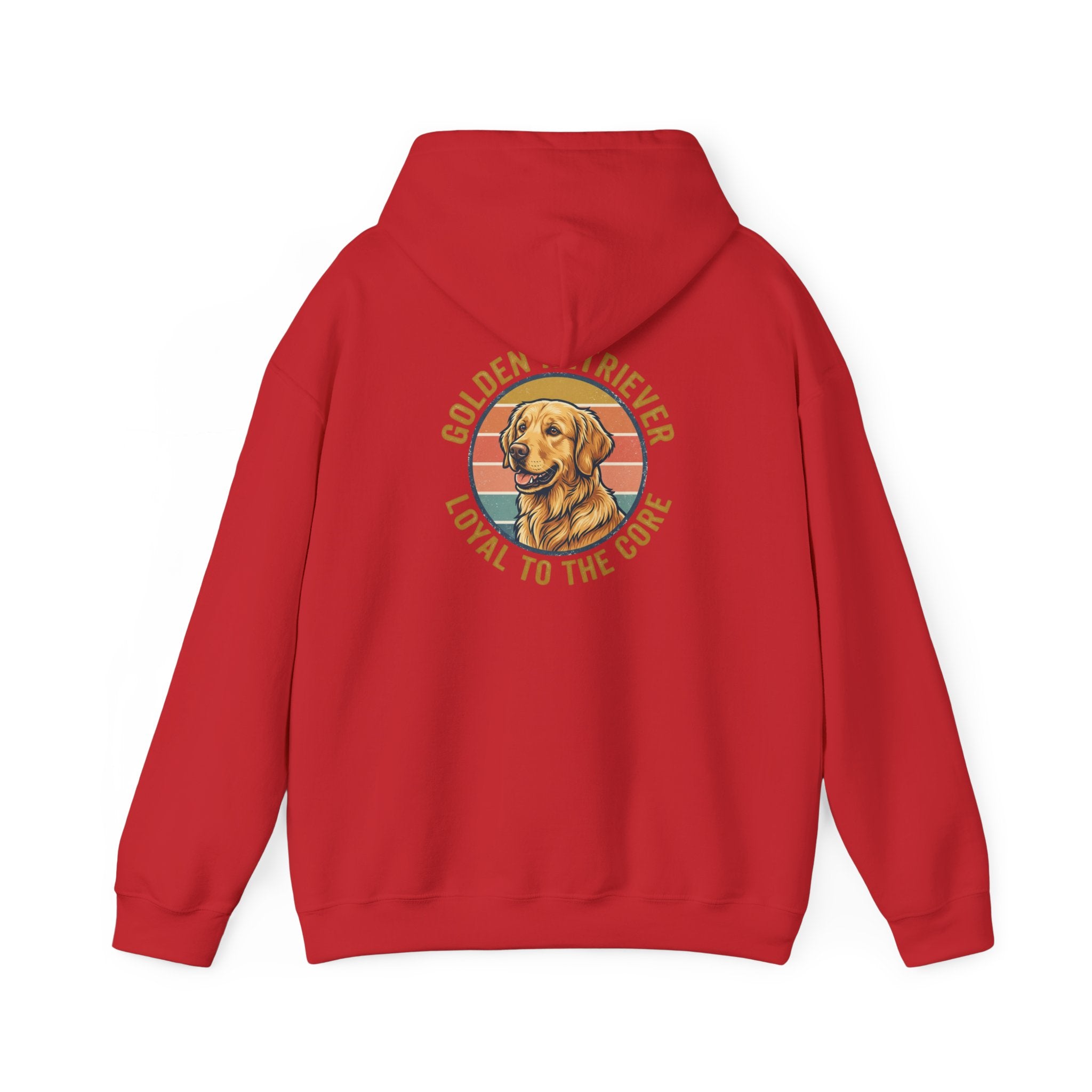 Golden Retriever Hoodie — "Loyal to the Core" Dog Lover Pullover
