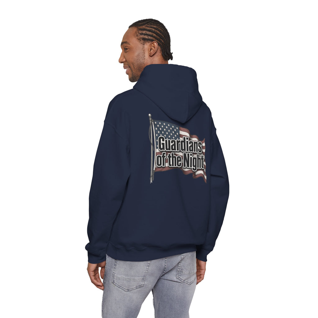Guardians of the Night Hoodie – Patriotic American Flag Sweatshirt
