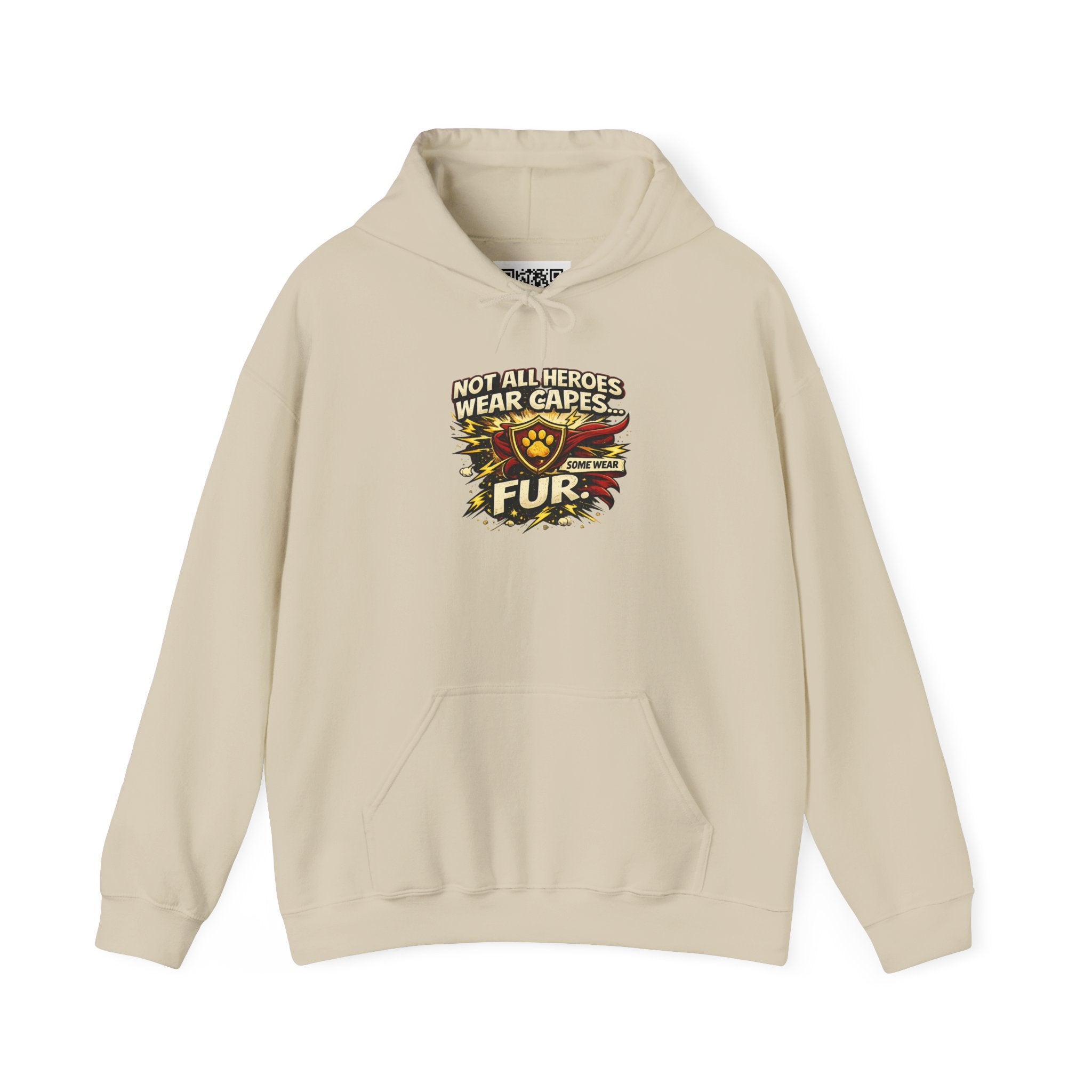 German Shepherd Protector Hoodie — "Not All Heroes Wear Capes" Dog Lover Pullover