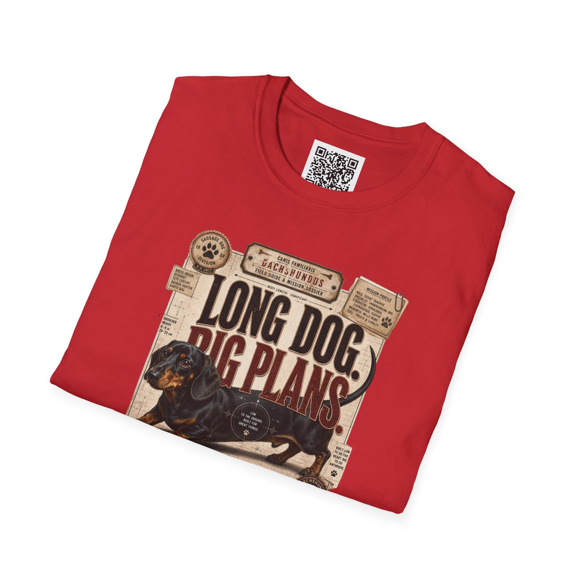 Long Dog, Big Plans Dachshund T-Shirt