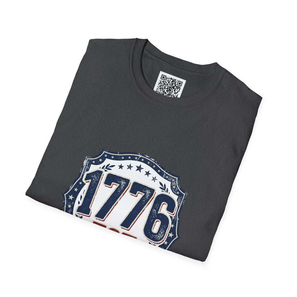 1776 Vintage Shield T-Shirt — Patriotic Independence Day Tee