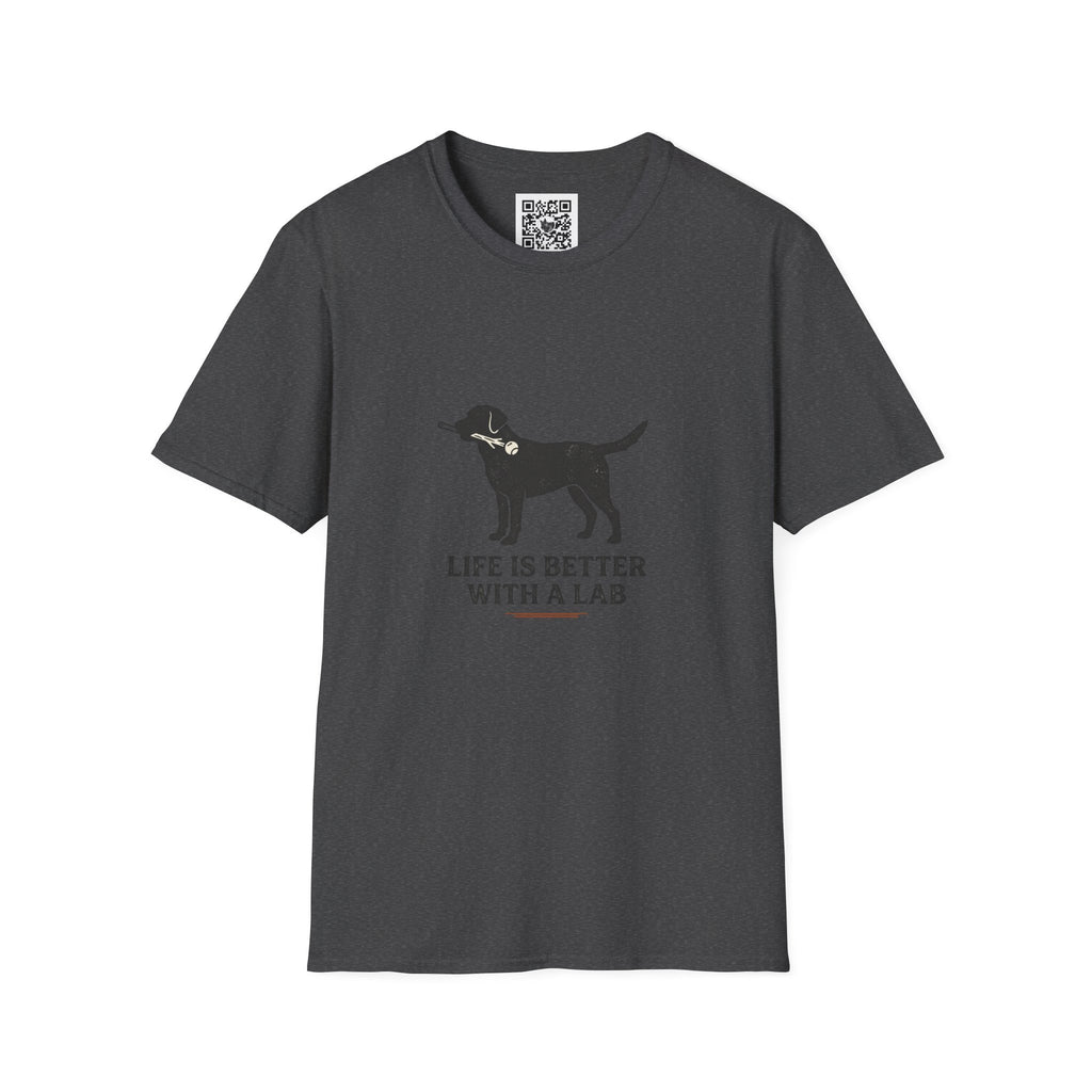 Lab Retriever T-Shirt — "Life Is Better With a Lab" Dog Lover Tee