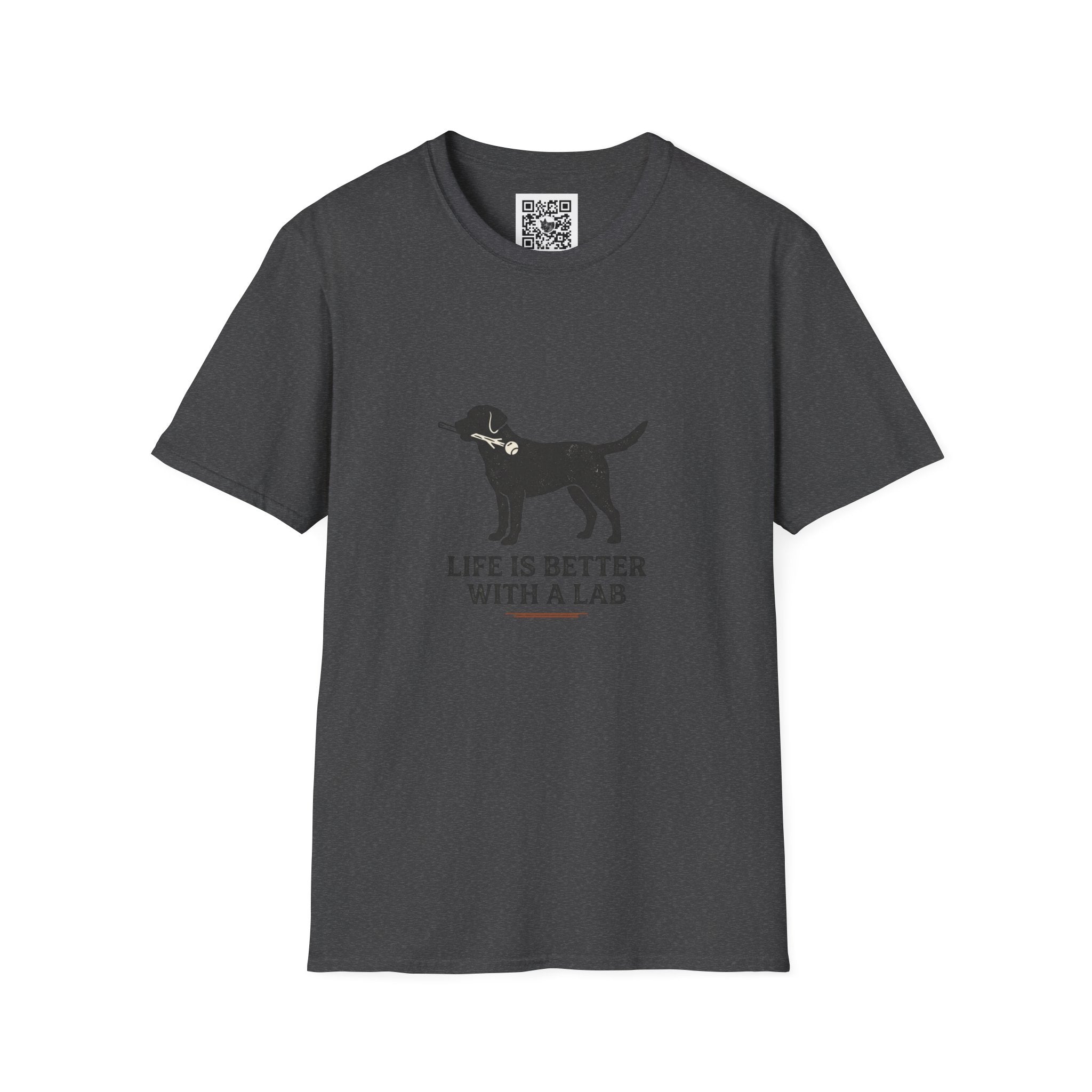 Lab Retriever T-Shirt — "Life Is Better With a Lab" Dog Lover Tee