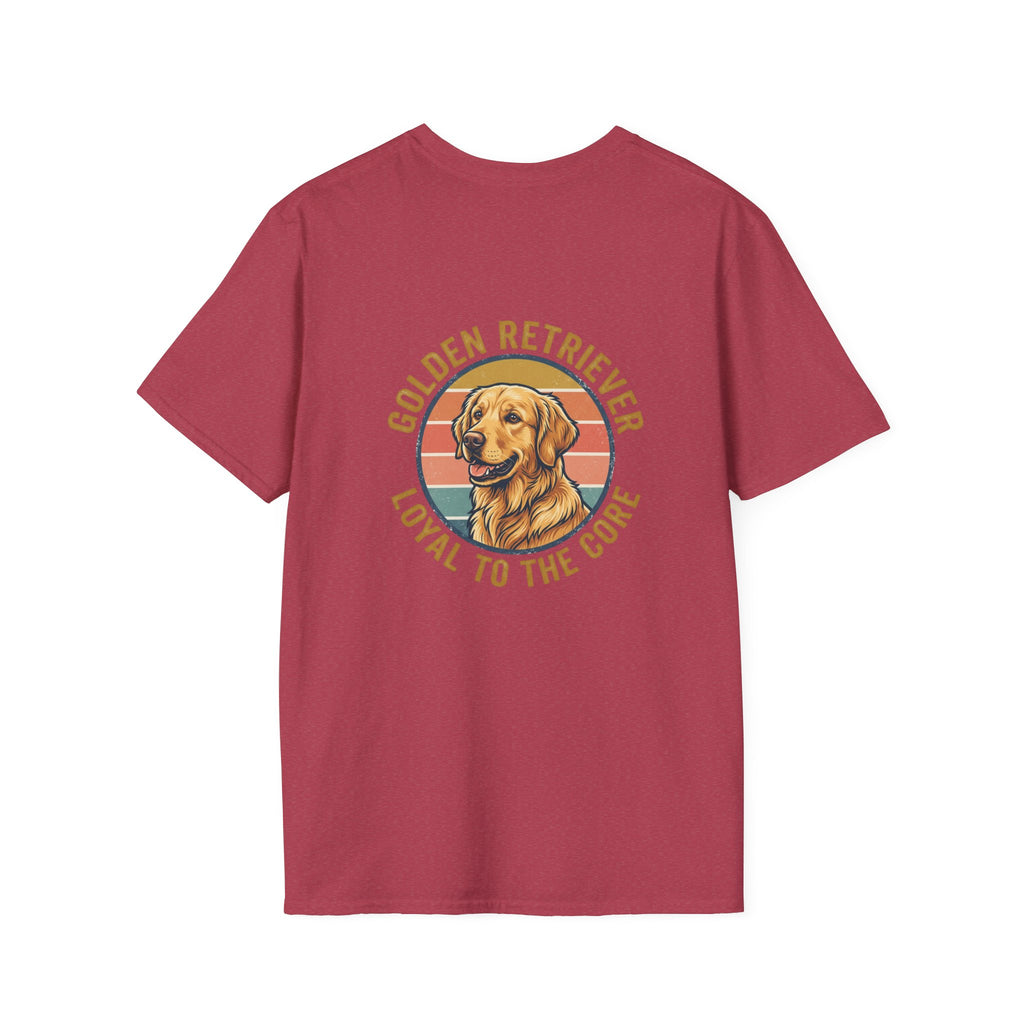 Golden Retriever Good Boy Club Print T-Shirt