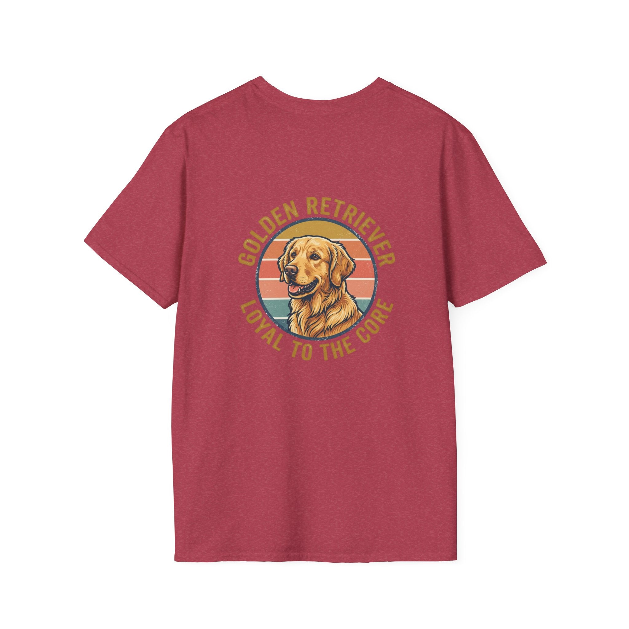 Golden Retriever Good Boy Club Print T-Shirt