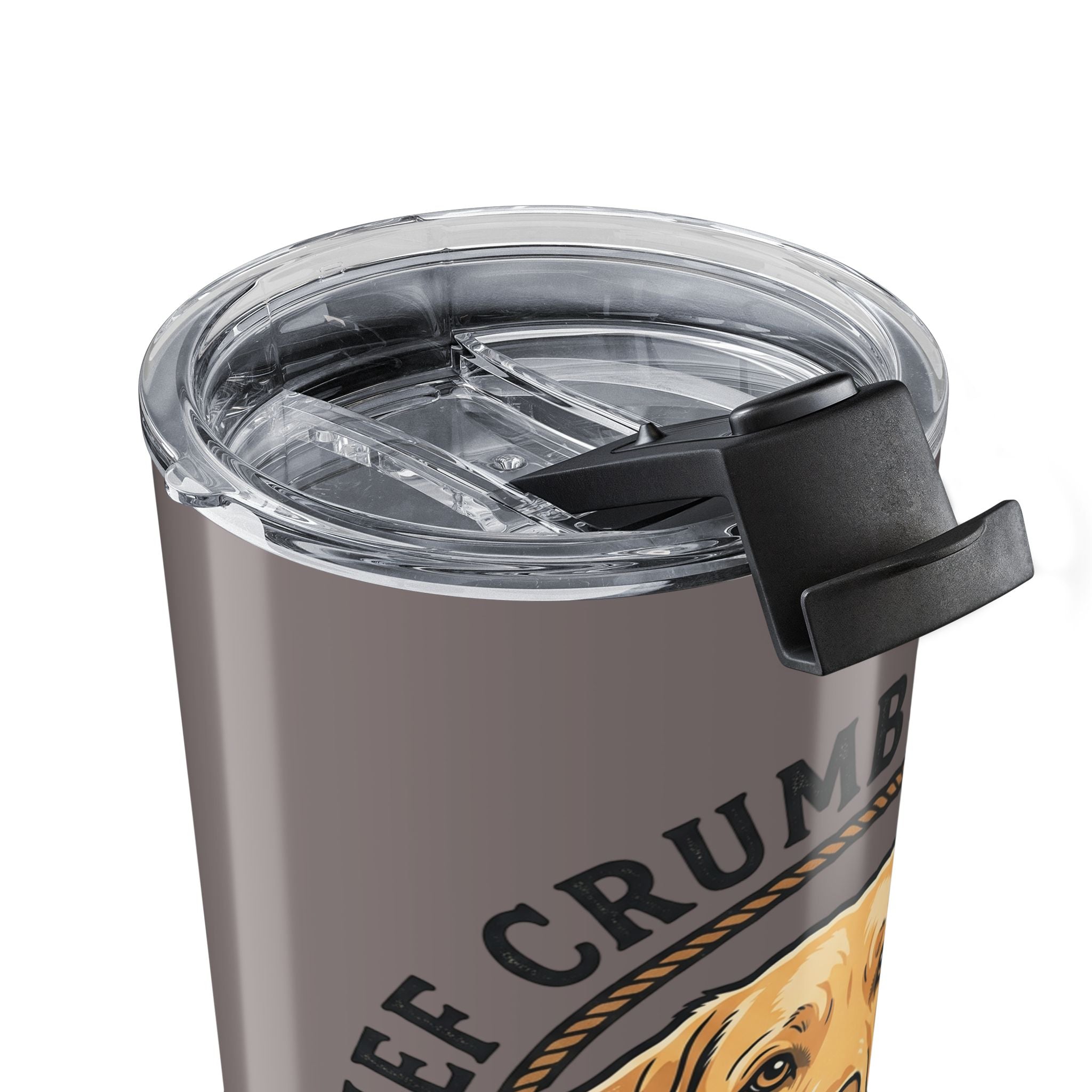 Labrador Retriever 20oz Tumbler — "Crumb Inspector" Funny Travel Mug