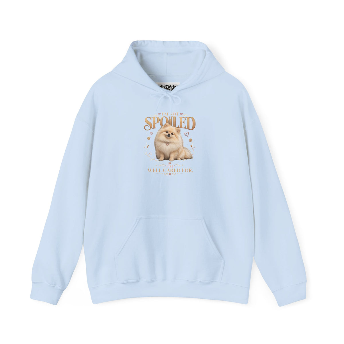 Pomeranian “Spoiled & Well Cared For” Hoodie