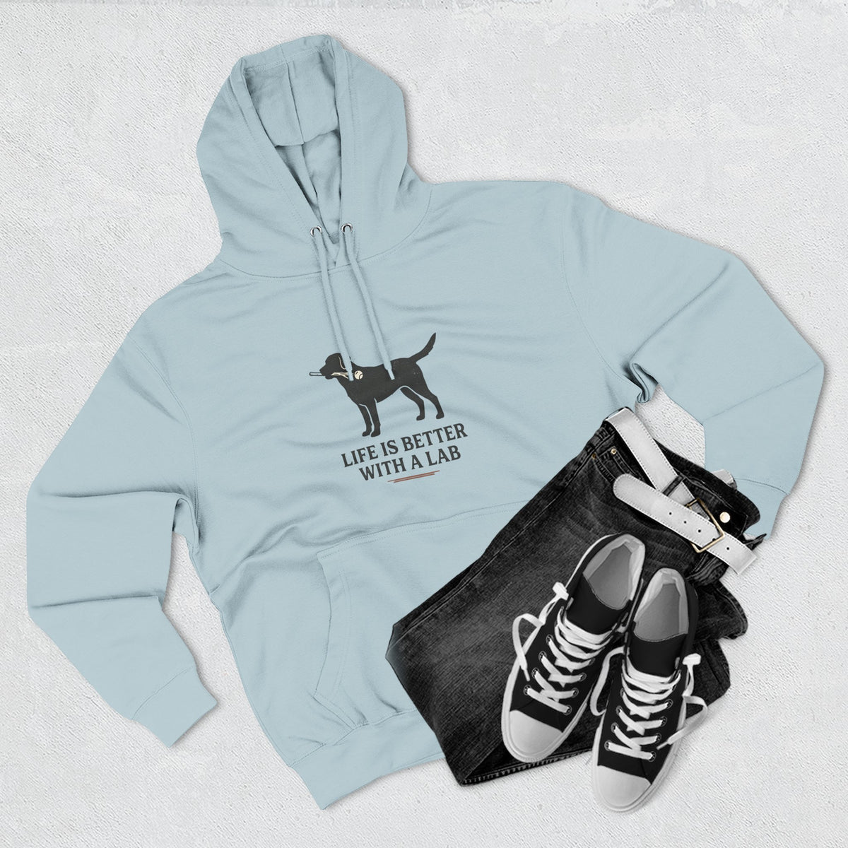 Life Is Better With A Lab Hoodie — Labrador Retriever Dog Lover Pullover