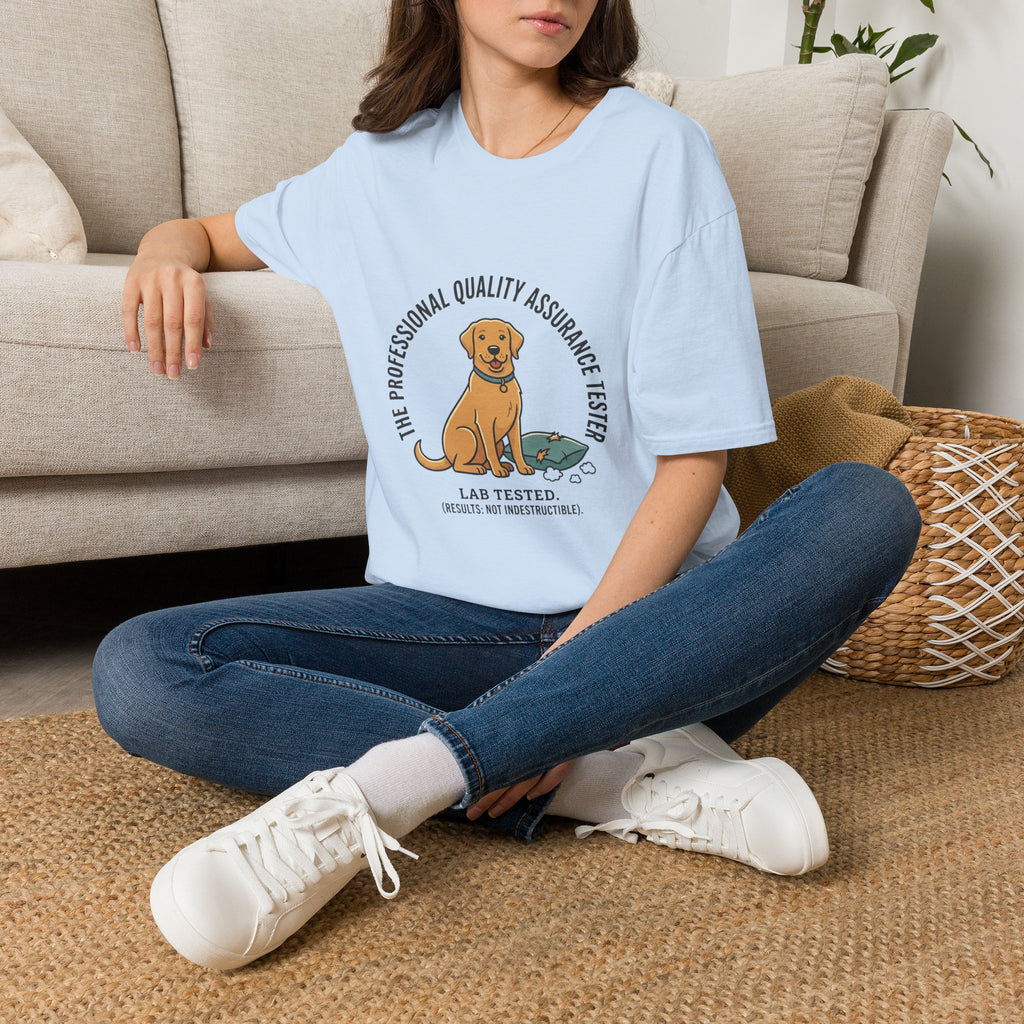 Lab Tested Quality Assurance Dog Graphic Tee