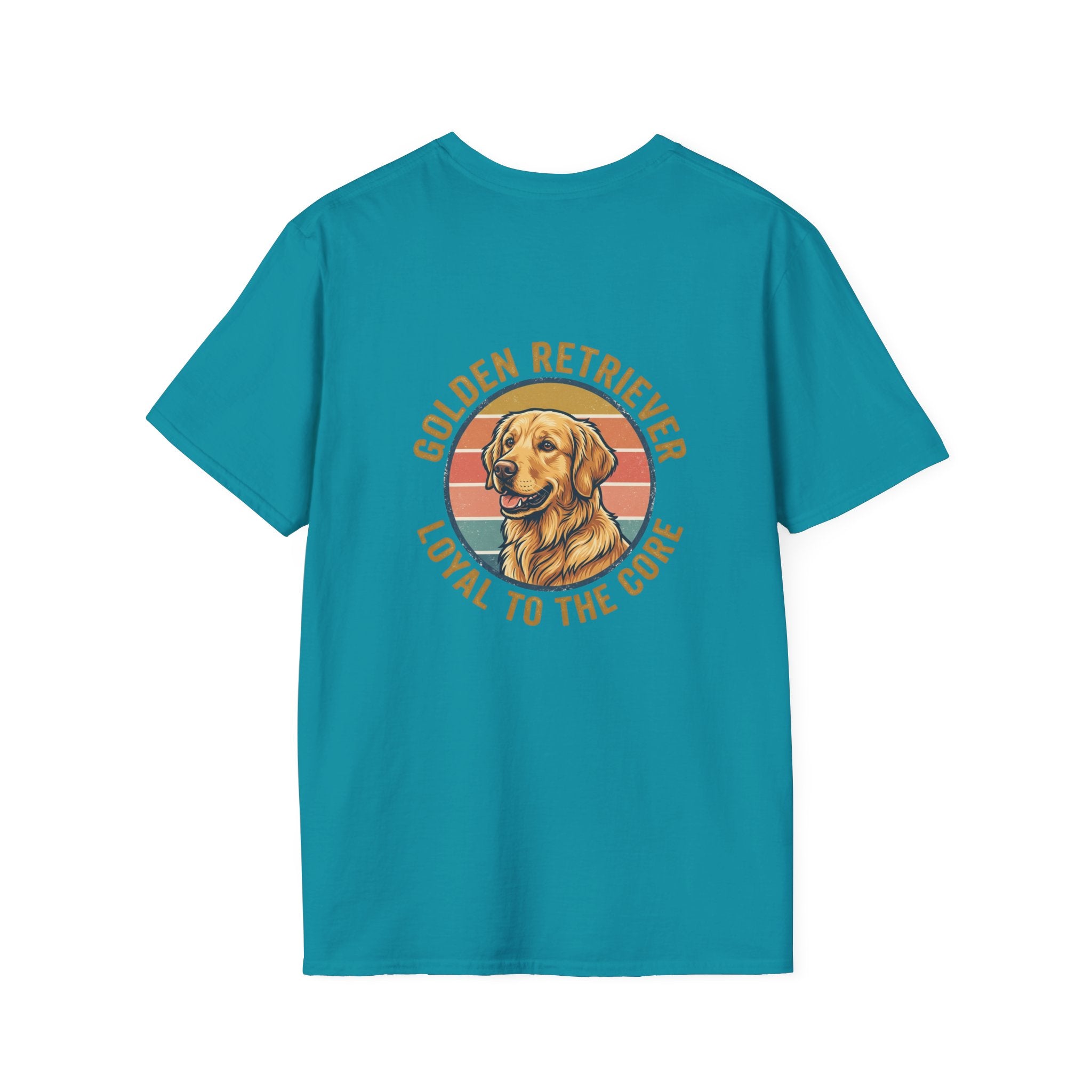 Golden Retriever Good Boy Club Print T-Shirt
