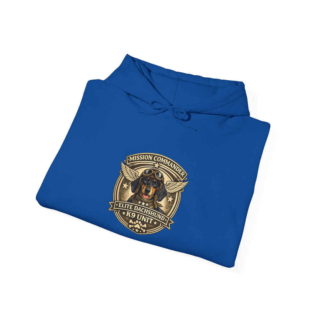 Dachshund — "Long Dog" Vintage Badge Graphic