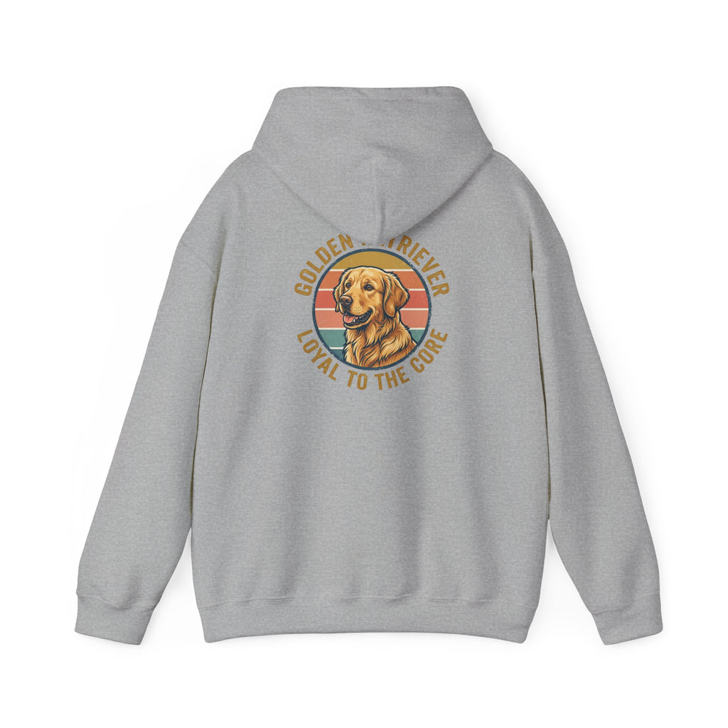 Golden Retriever Hoodie — "Loyal to the Core" Dog Lover Pullover