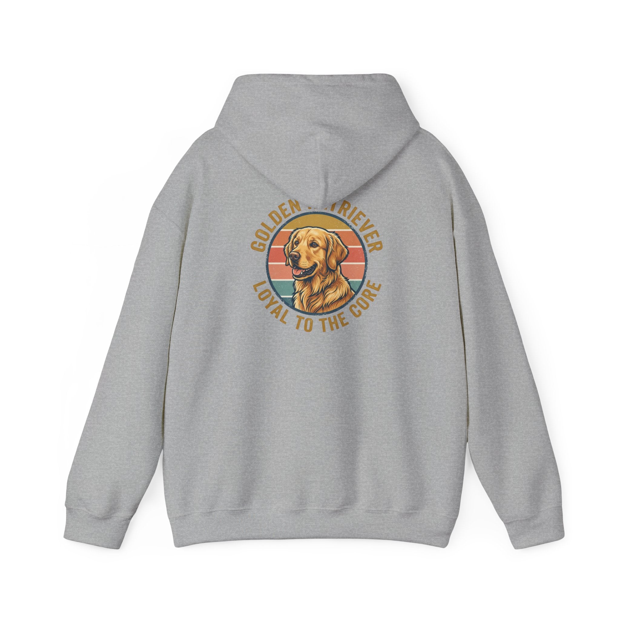 Golden Retriever Hoodie — "Loyal to the Core" Dog Lover Pullover