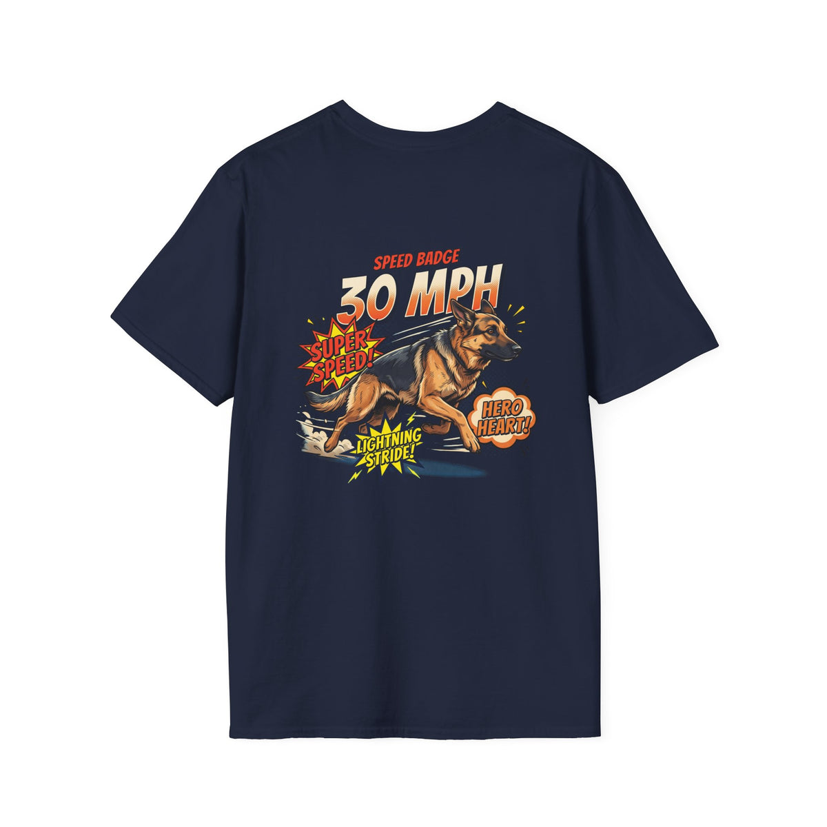 Speed Badge - German Shepard T-Shirt