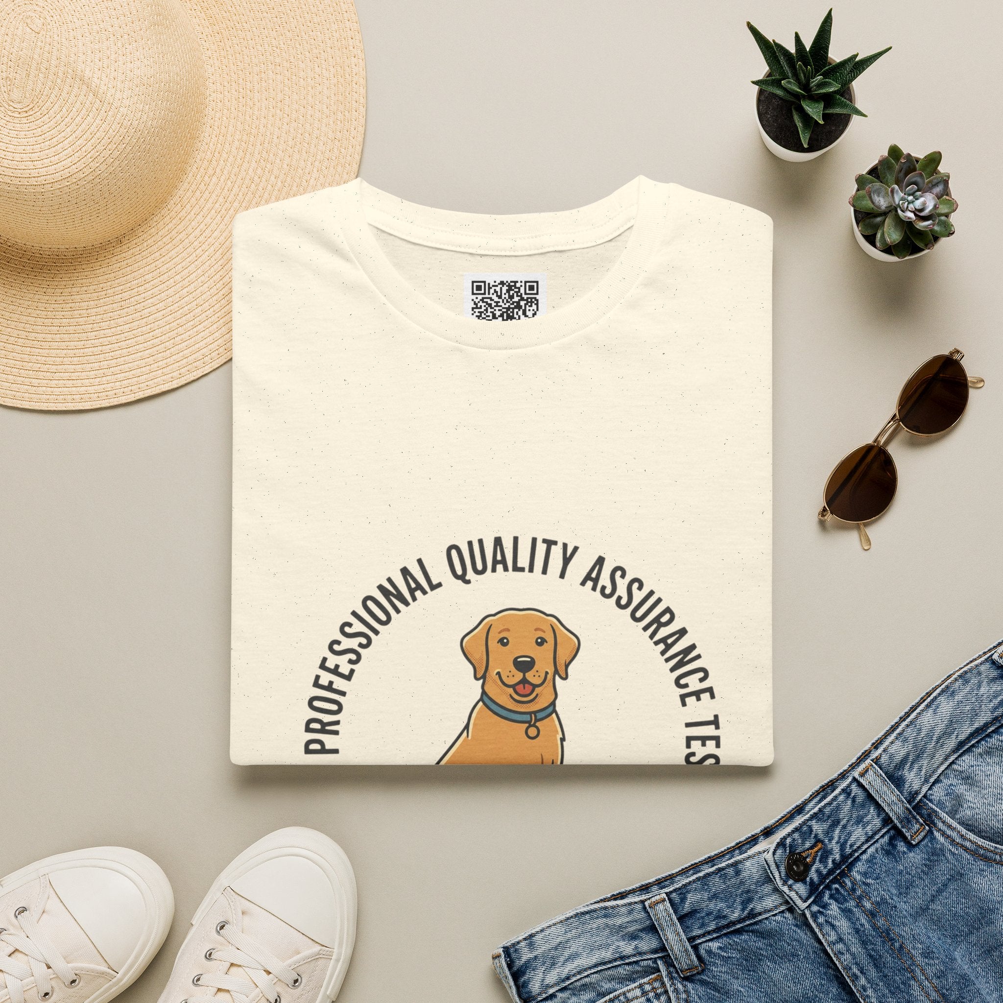 Lab Tested Quality Assurance Dog Graphic Tee