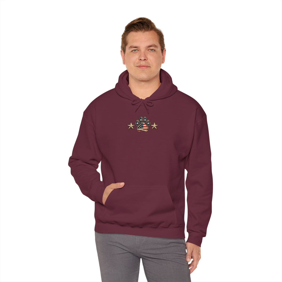 Guardian Loyal & Free Hoodie - Patriotic American Flag Eagle Design