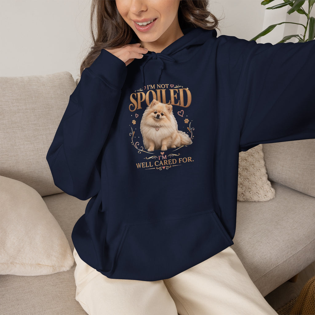 Pomeranian “Spoiled & Well Cared For” Hoodie