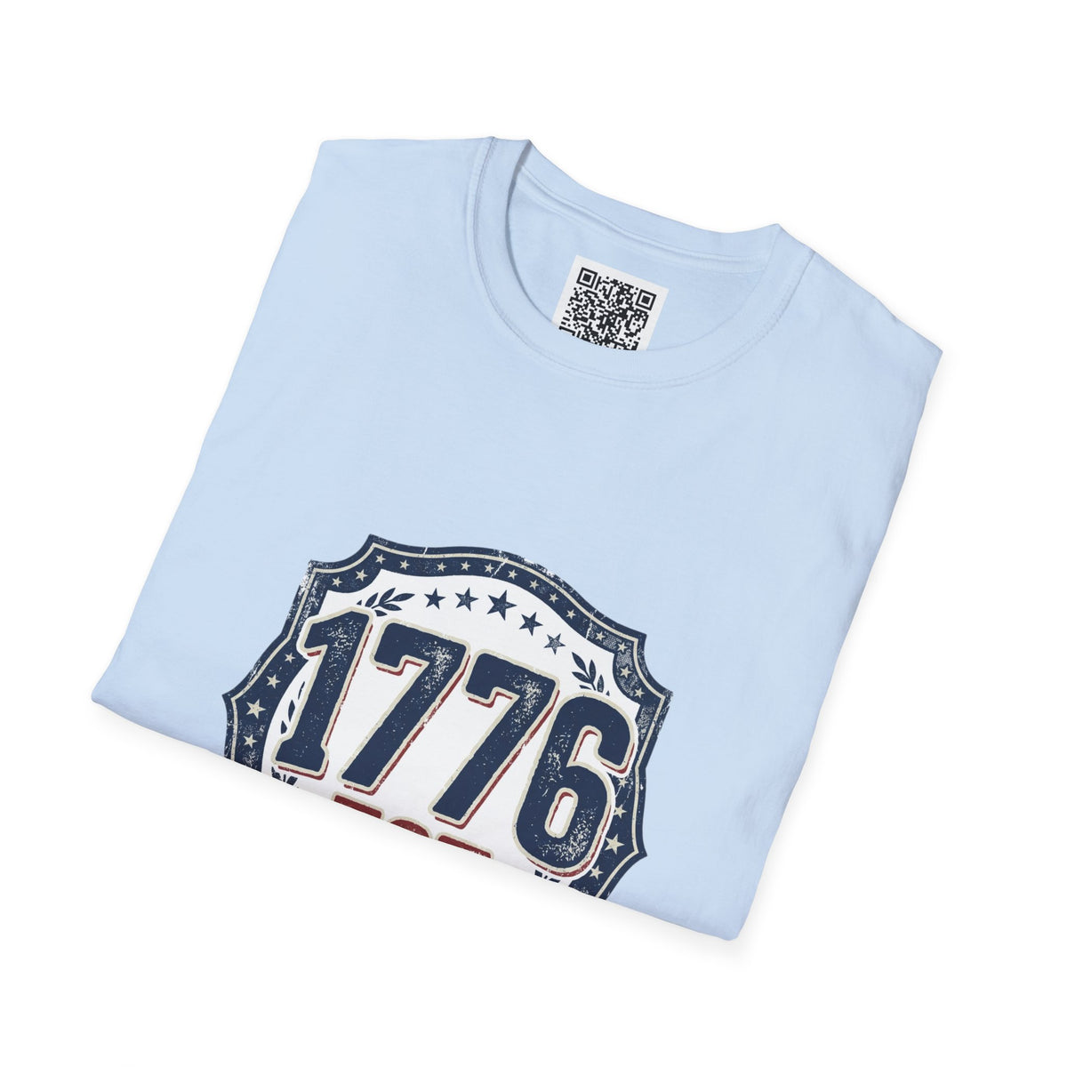 1776 Vintage Shield T-Shirt — Patriotic Independence Day Tee