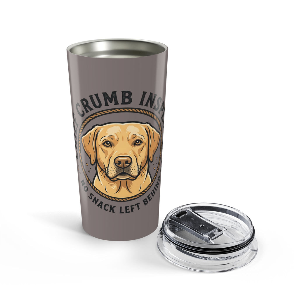 Labrador Retriever 20oz Tumbler — "Crumb Inspector" Funny Travel Mug