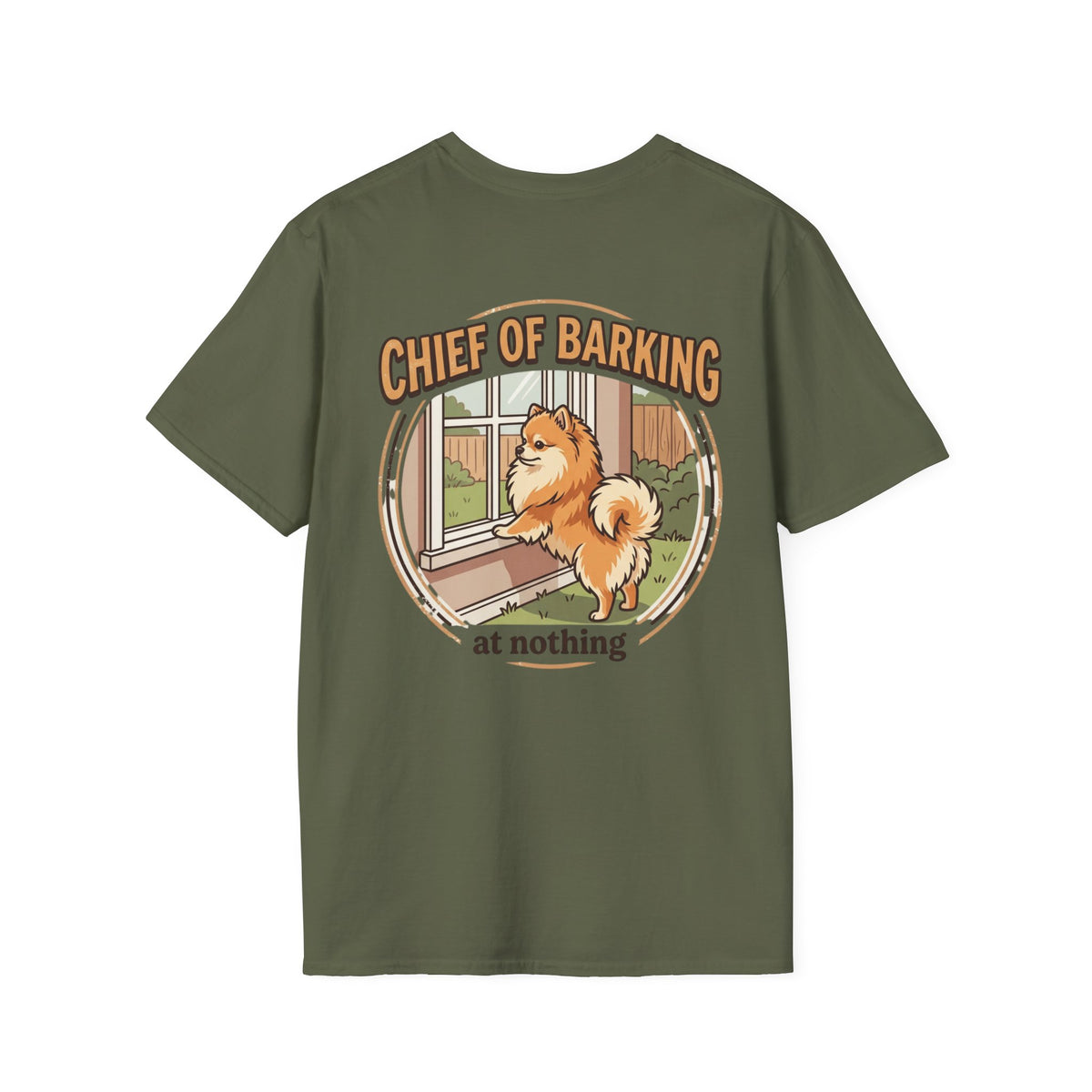 Pomeranian Chief of Barking T-Shirt