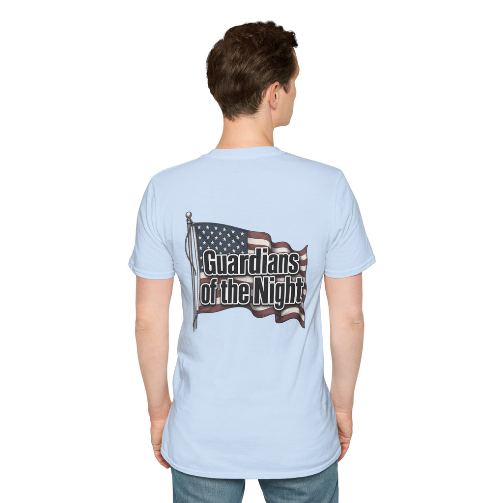 Guardians of the Night T-Shirt — Minimal Chest Text Tee